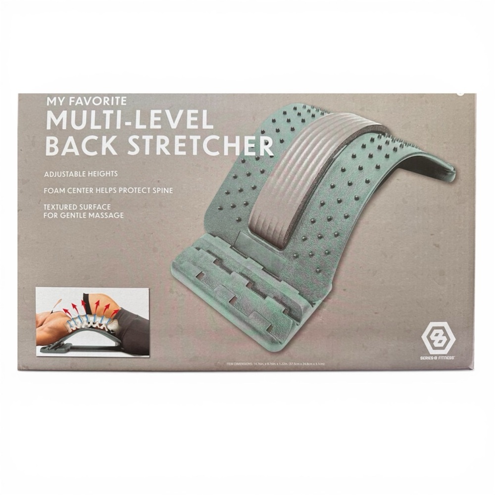Multi-Level Back Stretcher - Gray/Teal